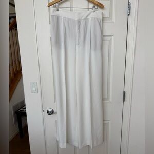 Zara Off-White High-Waisted Skirt